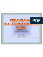 Power Point Talasemia Terbaru