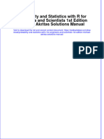 Full Probability and Statistics With R For Engineers and Scientists 1St Edition Michael Akritas Solutions Manual Online PDF All Chapter