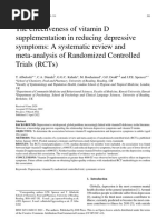 The Effectiveness of Vitamin D Supplementation in