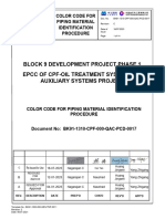 BK91 1310 CPF 000 QAC PCD 0017 - C - Color Code For Piping Material Identification Procedure