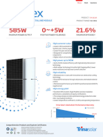 Datasheet Vertex TSM-De19R 565-585W