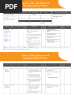 RISK ASSESSMENT-Waterproofing