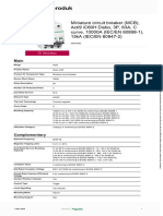 Schneider Electric MCB For Protection Acti9 IC60 A9F54363