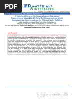 A Universal Process Self-Templated and Orientated XMoO4 - X - Ni-Co - Fe - Yang - 2020