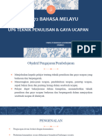 UP6 Teknik Penulisan Gaya Ucapan