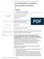 Examen - (AAB01) Cuestionario - Desarrollar Los Contenidos Relativos A La Evaluación Parcial Del Bimestre - 2