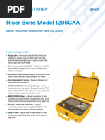 Radio Detection Riser Bond Model 1205CXA Data Sheet