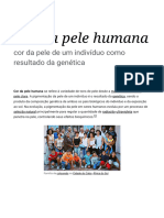 Cor Da Pele Humana - Wikipédia, A Enciclopédia Livre