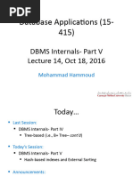 Lecture14 Hash Based Indexing and Sorting MHH 18oct 2016