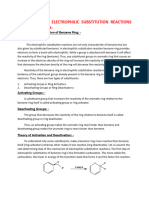 Orientation in Electrophilic Substitution Reactions On Benzene Ring