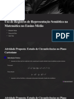 Atividade Avaliativa 3 - Registros de Representação Semiótica