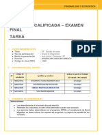 Examen Final de Probabilidad y Estadistica