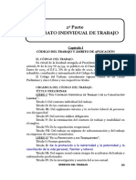 Capítulo I Código Del Trabajo y Ámbito de Aplicación