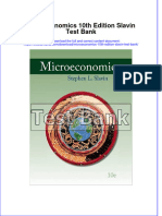 Full Microeconomics 10Th Edition Slavin Test Bank Online PDF All Chapter