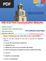 EEE ECE F343 Communication Networks: BITS Pilani