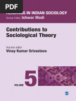 SRIVASTAVA, Vinay Kumar (Ed.) - Readings in Indian Sociology - Volume V - Contributions To Sociological Theory (2013)