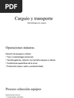 Carguío y Transporte Subte