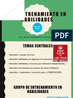 DBT Entrenamiento en HABILIDADES