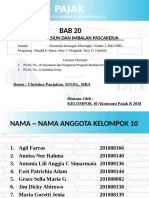 BAB 20 Teori AKUNTANSI PENSIUN DAN IMBALAN PASCAKERJA