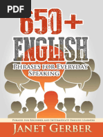 650 English Phrases For Everyday Speaking