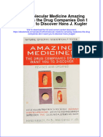 Full Ebook of Orthomolecular Medicine Amazing Medicines The Drug Companies Don T Want You To Discover Hans J Kugler Online PDF All Chapter