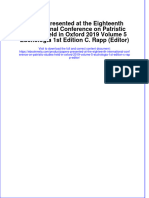 Papers Presented at The Eighteenth International Conference On Patristic Studies Held in Oxford 2019 Volume 5 Euchologia 1st Edition C. Rapp (Editor)