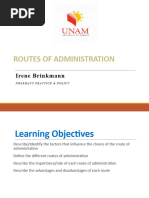 Routes of Administration