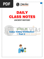 Ancient History 05 - Daily Class Notes - UPSC Sankalp 3.0 (Hinglish)