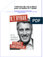 Full Ebook of Pothole Confidential My Life As Mayor of Minneapolis 1St Edition R T Rybak Online PDF All Chapter