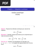 Chapitre 4 (Intégration Numérique)