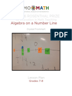 Rosenthal Algebraic Expressions On A Number Line - Final