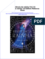 Full Download A Resistencia Da Rainha Vol 2 A Ascensao Da Rainha 1St Edition Rebecca Ross Online Full Chapter PDF