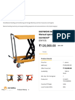 Hydraulic Scissor Lift