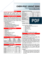 Chem Poxy Grout E999 Tds Am22319