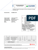 Data Sheet For Transfer Pump Motor For Vacuum Deaeration Package