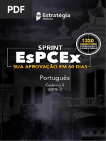 Caderno V - Parte 2 - Sprint EsPCEx - Português