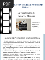 Vocabulaire Analyse Filmique 3ème 4ème