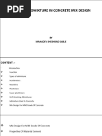 Effect of Admixture in Concrete Mix Design11