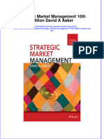 Full Ebook of Strategic Market Management 10Th Edition David A Aaker Online PDF All Chapter