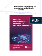 Full Ebook of Research Practitioners Handbook On Big Data Analytics 1St Edition S Sasikala Online PDF All Chapter