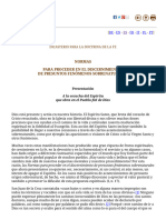 Normas para El Discernimiento de Presuntos Fenómenos Sobrenaturales