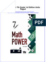 Full Ebook of Math Power 7Th Grade 1St Edition Anita Rajput Online PDF All Chapter