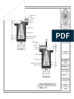 Potongan A-A: Detail Pondasi Batu Kali SKALA 1: 25