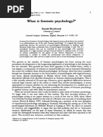 What Is Forensic Psychology - Blackbourne