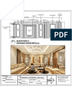 Elevation 01 Drawing Room Details E-1