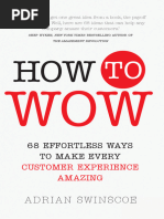 How To Wow-68 Effortless Ways To Make Every Customer Experience Amazing