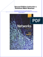 Full Ebook of Networks Second Edition Instructor S Manual Solutions Mark Newman Online PDF All Chapter