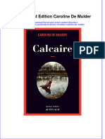 Full Download Calcaire 1St Edition Caroline de Mulder Online Full Chapter PDF