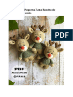 PDF Croche Pequena Rena Receita de Amigurumi Gratis