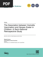 The Association Between Varicella Vaccination and Herpes Zoster in Children A Semi-National Retrospective Study